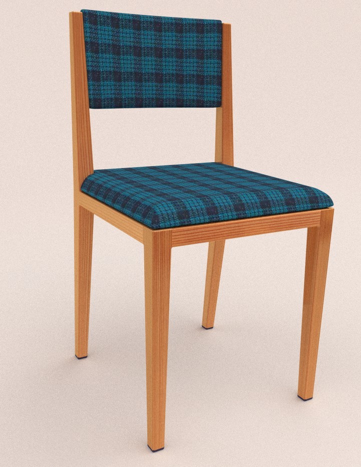 plaid chair preview image 1